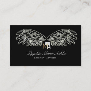 Angel Wings Psychic Medium Visitekaartjes