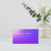 Angel Wings Psychic Medium Visitekaartjes (Staand voorkant)