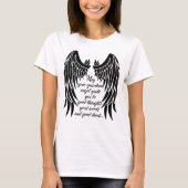 Angel Wings/Quote T-shirt (Voorkant)