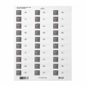 Angel Wings Return Label (Full Sheet)