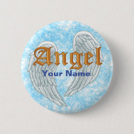 Angel Wings Ronde Button 5,7 Cm