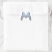 Angel Wings Ronde Sticker (Tas)