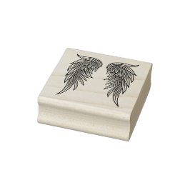 Angel Wings Rubber Stamp Rubberstempel