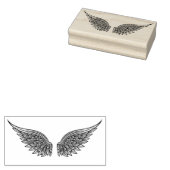 Angel Wings Rubber Stamp Rubberstempel (Gestempeld)
