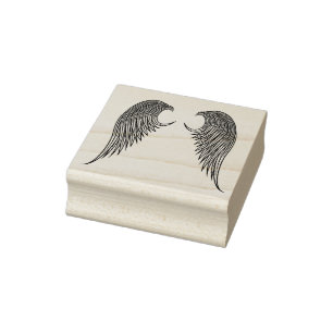 Angel Wings Rubber Stamp Rubberstempel