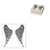 Angel Wings Rubber Stamp Rubberstempel (Gestempeld)
