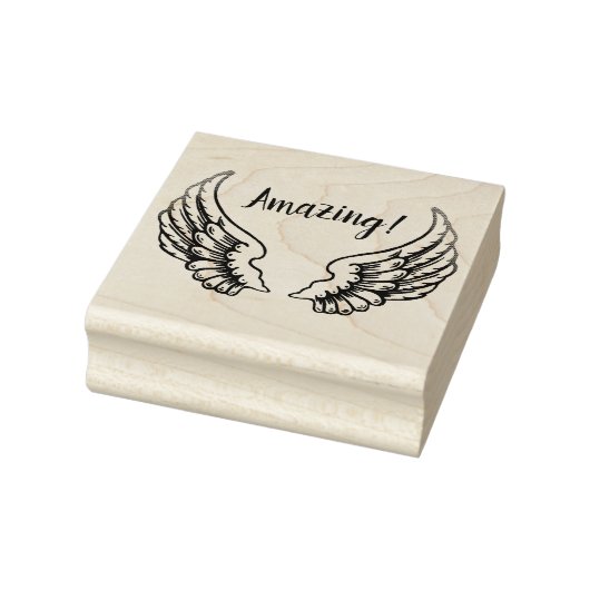 ANGEL WINGS RUBBER STAMP RUBBERSTEMPEL (Stempel)