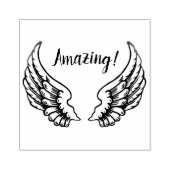 ANGEL WINGS RUBBER STAMP RUBBERSTEMPEL (Afrduk)
