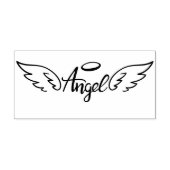 Angel Wings Rubber Stamp Rubberstempel (Afrduk)