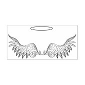 Angel Wings Rubberstempel (Afrduk)