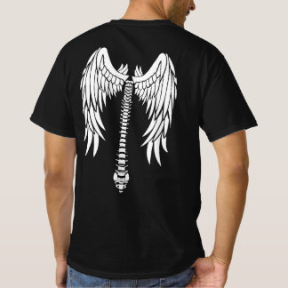 ANGEL WINGS RUGGENGRAAT FOTO AFSTUDEREN VIERING T-SHIRT