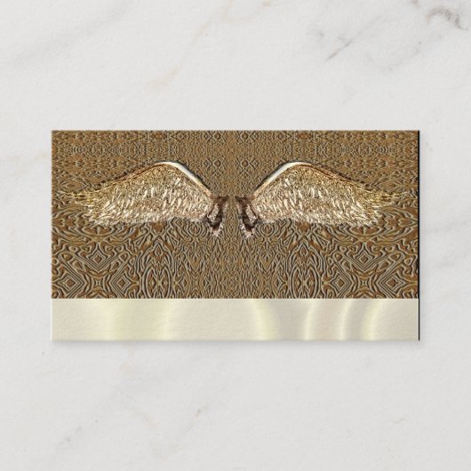 Angel Wings Rustic Angels Wing Art Visitekaartjes (Voorkant)