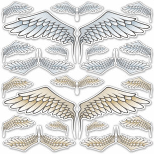 Angel Wings Set Stickers
