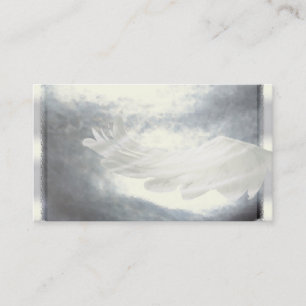 Angel Wings Silver Light-Visitekaartjes Visitekaartje