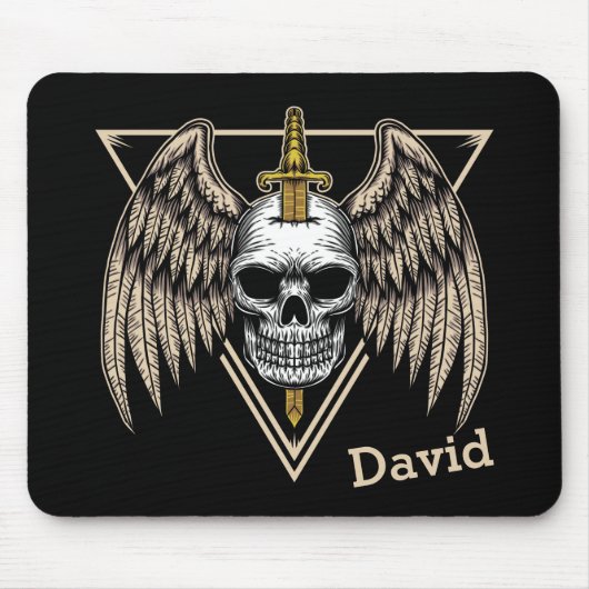 Angel Wings, Skull en Sword Muismat (Voorkant)