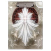Angel Wings Snowflake Clipboard Klembord (Voorkant)