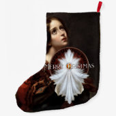 Angel Wings Snowflake Merry Kerstmis TW ISO Grote Kerstsok (Achterkant)