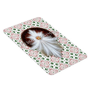 Angel Wings Snowflake Merry Kerstmis TW ISO Magneet
