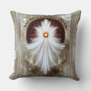 Angel Wings Snowflake Merry Kerstry Kussen