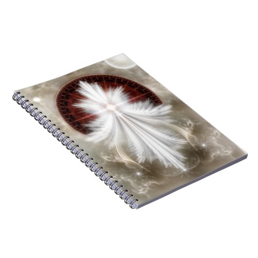 Angel Wings Snowflake Notitieboek (Rechterzijde)