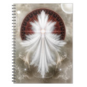 Angel Wings Snowflake Notitieboek (Voorkant)