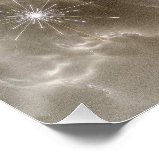 Angel Wings Snowflake RL Perfect Poster (Hoek)