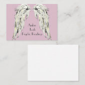 Angel Wings Spiritueel Visitekaartje Lightwerker (Voorkant / Achterkant)