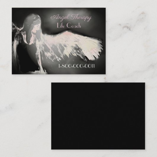 Angel Wings Spiritueel Visitekaartje Lightwerker (Voorkant / Achterkant)
