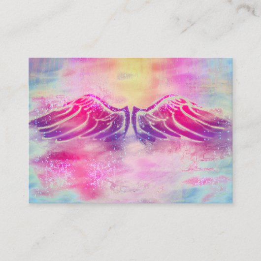 Angel Wings Spiritueel Visitekaartje Lightwerker (Voorkant)