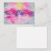 Angel Wings Spiritueel Visitekaartje Lightwerker (Voorkant / Achterkant)