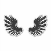 Angel Wings Sticker - Een retro droom (Voorkant)