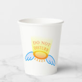 Angel Wings stoort niet Papieren Bekers (Voorkant)