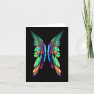 Angel Wings Sympathy Note Kaart