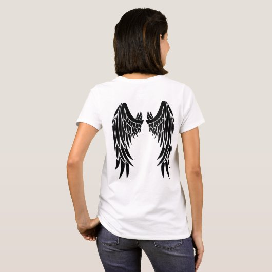 Angel wings t-shirt (Achterkant volledig)