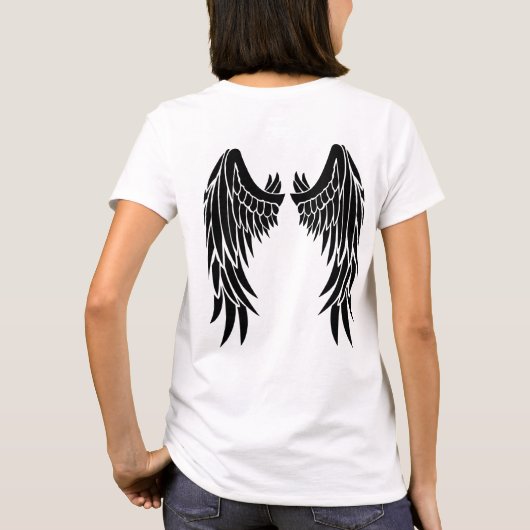 Angel wings t-shirt (Achterkant)