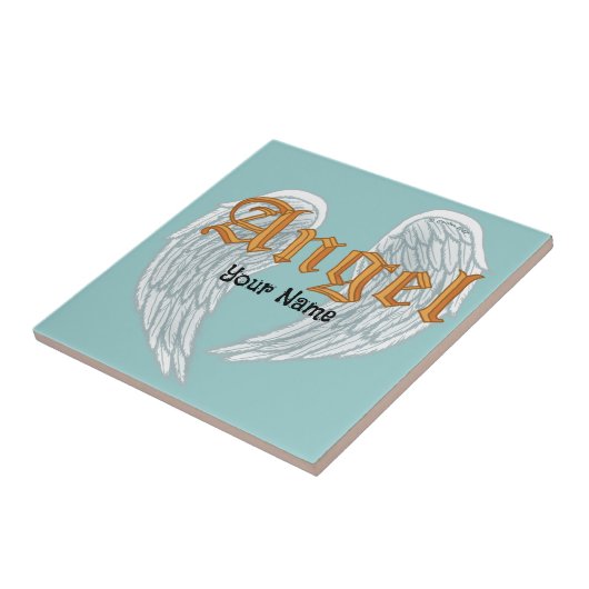 Angel Wings Tegeltje (Zijkant)