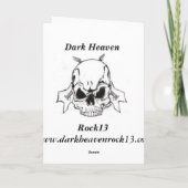 Angel Wings! - Verjaardag Wenskaart Kaart (Achterkant)