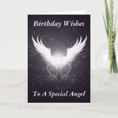 Angel Wings! - Verjaardag Wenskaart Kaart (Voorkant)