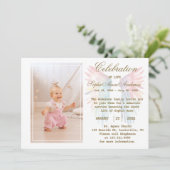 Angel Wings Viering van het Leven Foto Geheugen Kaart (Staand voorkant)