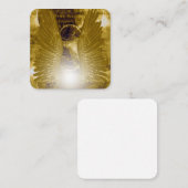 Angel Wings Vierkante Visitekaartje (Voorkant / Achterkant)