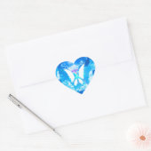 Angel Wings & Vrede Hart Sticker (Envelop)