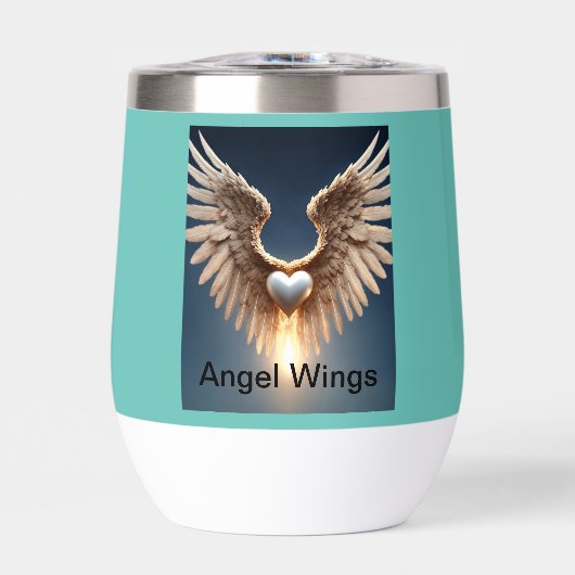 Angel Wings Waterfles (Voorkant)