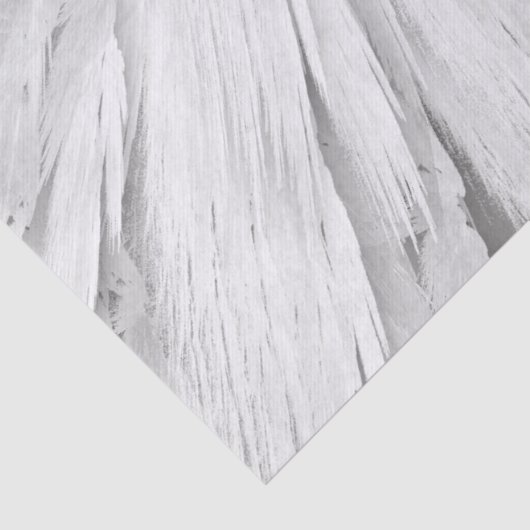 ANGEL WINGS Wedding Initialen Elegant Grey Tissuepapier (Detail)