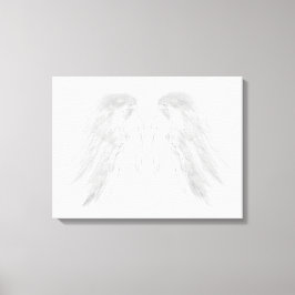 ANGEL WINGS White Canvas Afdruk