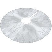 ANGEL WINGS White Custom Monogram Kerstboom Rok (Gekanteld)