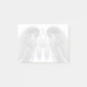 ANGEL WINGS White Custom Monogram Post-it® Notes (Voorkant)