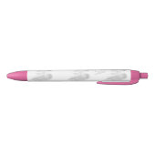 ANGEL WINGS White Custom Monogram Zwarte Inkt Pen (Bodem)