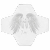 ANGEL WINGS White Custom Name Voetbal (Enkel)
