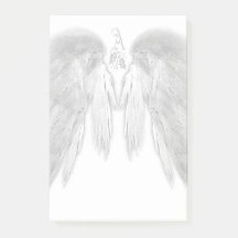 ANGEL WINGS White Heavenly Holly Monogram