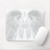ANGEL WINGS White Monogram Muismat (Met muis)